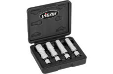 Sada nástrčkových kľúčov na zapaľovacie sviečky VIGOR V7002/4