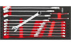 Sada očkových a vidlicových kľúčov VIGOR V6723N