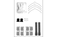 Sada prislusenstvi, oblozeni kotoucove brzdy ELTA AUTOMOTIVE EA9385