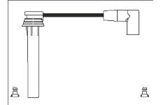 Sada kabelů pro zapalování ELTA AUTOMOTIVE ET4011