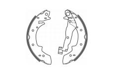 Sada brzdových čelistí ABE C0B006ABE