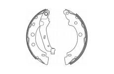 Sada brzdových čelistí ABE C0R013ABE