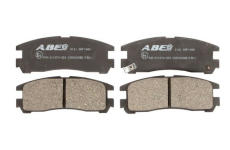 Sada brzdových destiček, kotoučová brzda ABE C25003ABE