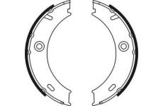 Sada brzdových čelistí, parkovací brzda ABE CRM003ABE