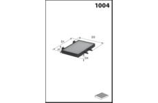 Filtr, vzduch v interiéru MISFAT HB345