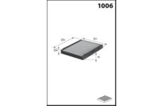 Filtr, vzduch v interiéru MISFAT HB344