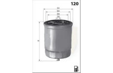 Palivový filtr MISFAT M707