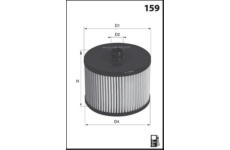 Palivový filtr MISFAT F181