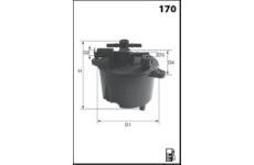 Palivový filtr MISFAT F149