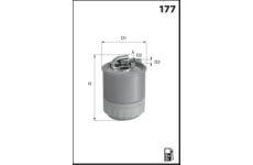 Palivový filtr MISFAT M660