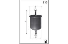 Palivový filtr MISFAT E111