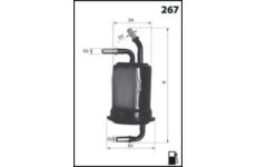 Palivový filtr MISFAT E136