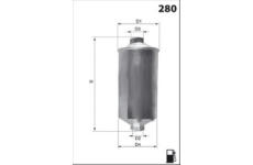 Palivový filtr MISFAT E147