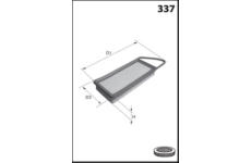 Vzduchový filtr MISFAT P749