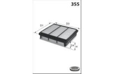 Vzduchový filtr MISFAT P788