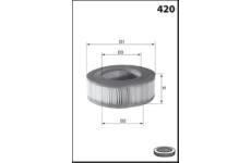 Vzduchový filtr MISFAT R1172