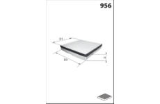 Filtr, vzduch v interiéru MISFAT HB530