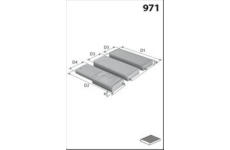 Filtr, vzduch v interiéru MISFAT HB354