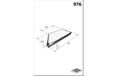 Filtr, vzduch v interiéru MISFAT HB132CA