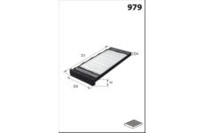 Filtr, vzduch v interiéru MISFAT HB352