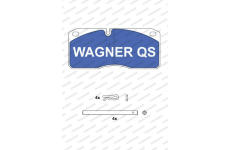 Sada brzdových destiček, kotoučová brzda WAGNER 2906704960