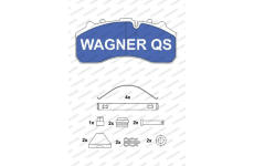 Sada brzdových destiček, kotoučová brzda WAGNER 2910804950