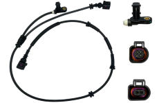 Snímač, počet otáček kol WAGNER ABS01198