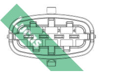 Snímač množství protékajícího vzduchu LUCAS FDM970