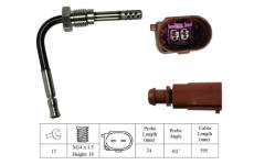 Cidlo, teplota vyfukovych plynu LUCAS LGS6028
