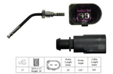 Cidlo, teplota vyfukovych plynu LUCAS LGS6035