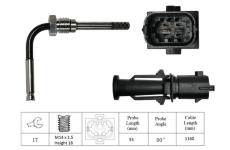 Cidlo, teplota vyfukovych plynu LUCAS LGS6080