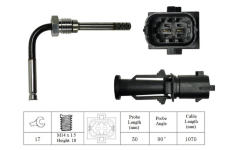 Cidlo, teplota vyfukovych plynu LUCAS LGS6090