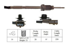 Cidlo, teplota vyfukovych plynu LUCAS LGS7002