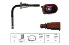 Cidlo, teplota vyfukovych plynu LUCAS LGS7110
