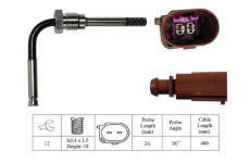 Cidlo, teplota vyfukovych plynu LUCAS LGS7139