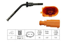 Cidlo, teplota vyfukovych plynu LUCAS LGS7183