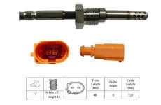 Cidlo, teplota vyfukovych plynu LUCAS LGS7218