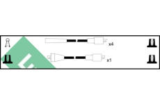 Sada kabelů pro zapalování LUCAS LUC4024