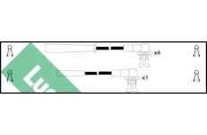 Sada kabelů pro zapalování LUCAS LUC4102