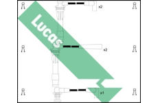 Sada kabelů pro zapalování LUCAS LUC4107