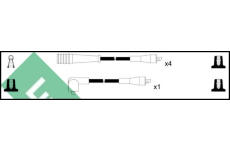 Sada kabelů pro zapalování LUCAS LUC4137