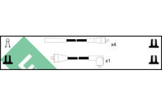 Sada kabelů pro zapalování LUCAS LUC4139