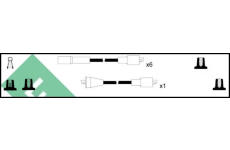 Sada kabelů pro zapalování LUCAS LUC4153