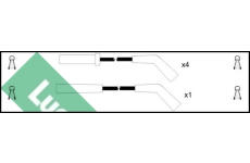 Sada kabelů pro zapalování LUCAS LUC4229