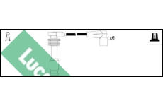 Sada kabelů pro zapalování LUCAS LUC4262