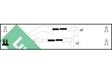 Sada kabelů pro zapalování LUCAS LUC4290