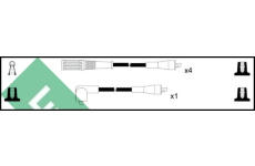 Sada kabelů pro zapalování LUCAS LUC4408