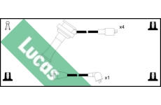 Sada kabelů pro zapalování LUCAS LUC4491