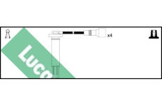 Sada kabelů pro zapalování LUCAS LUC4496