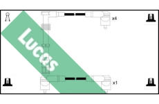 Sada kabelů pro zapalování LUCAS LUC5017